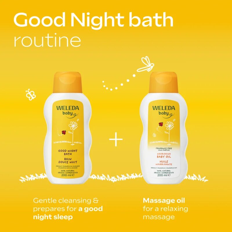 Weleda Baby and Child babaolaj körömvirág kivonattal parfümmentes 200 ml