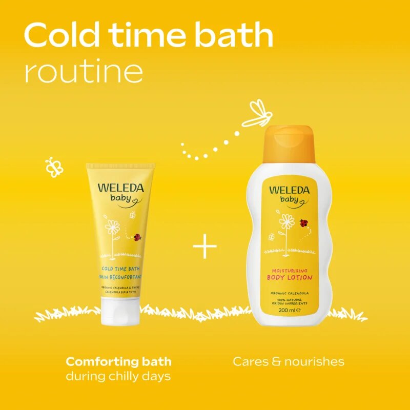 Weleda Baby and Child bőrápoló tej körömvirág kivonatttal 200 ml