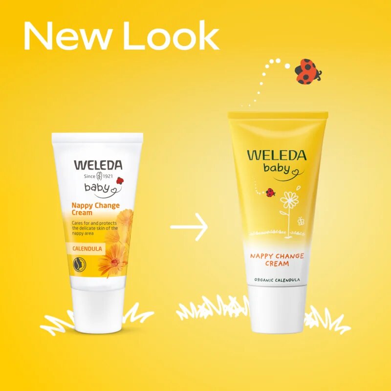 Weleda Baby körömvirágos popsikenőcs a bőr védelmére gyermekeknek Calendula 30 ml