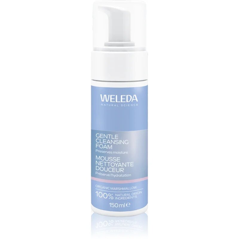 Weleda Cleansing Care finoman tisztító hab normál és kombinált bőrre 150 ml