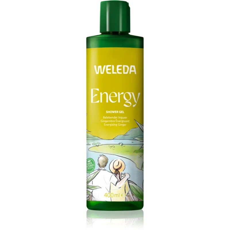 Weleda Energy energizáló tusfürdő gél Ginger Citronella and Cedar 400 ml