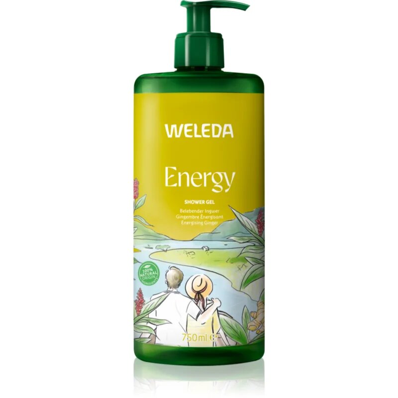 Weleda Energy energizáló tusfürdő gél Ginger Citronella and Cedar 750 ml
