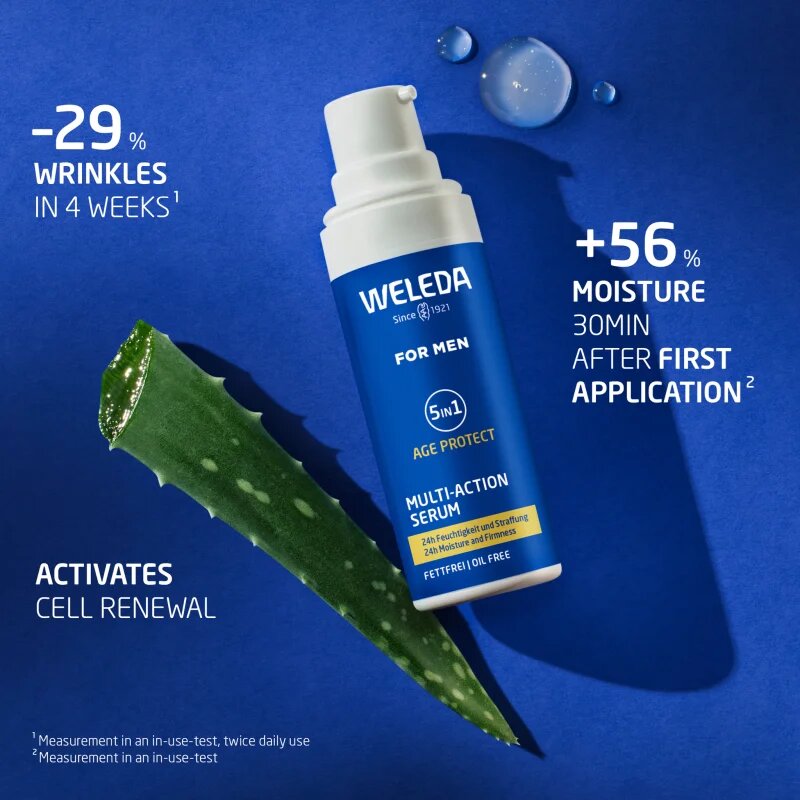 Weleda For Men 5v1 többfunkciós arcszérum ráncokra 30 ml