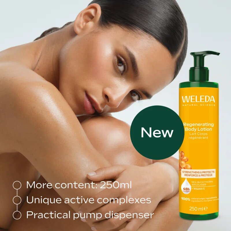 Weleda Regenerating regeneráló testápoló tej homoktövissel 250 ml