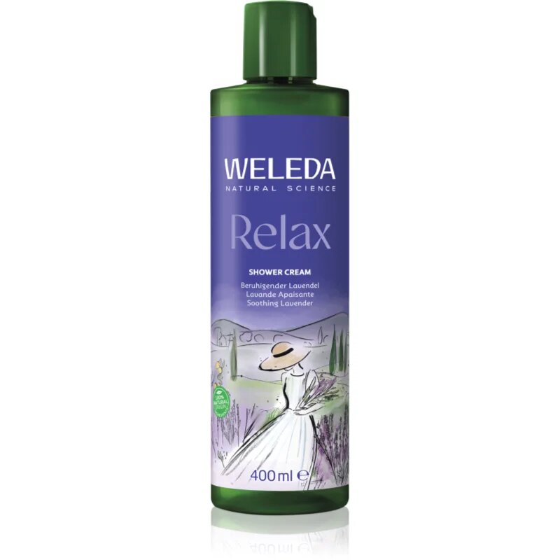 Weleda Relax relaxációs tusoló krém Levander 400 ml