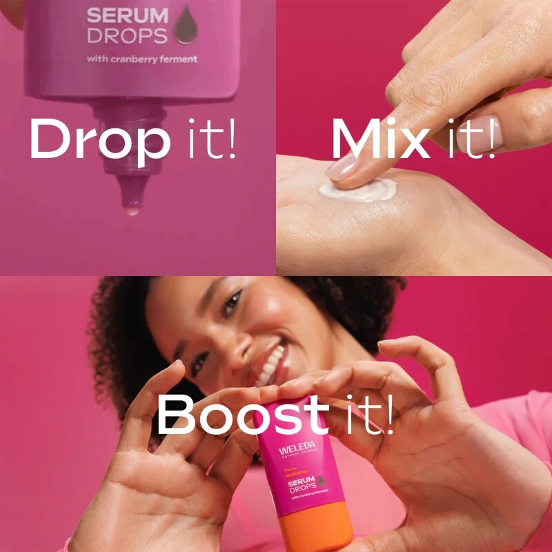 Weleda Serum Drops Pore Refining élénkítő szérum pórusok minimalizálásához 30 ml