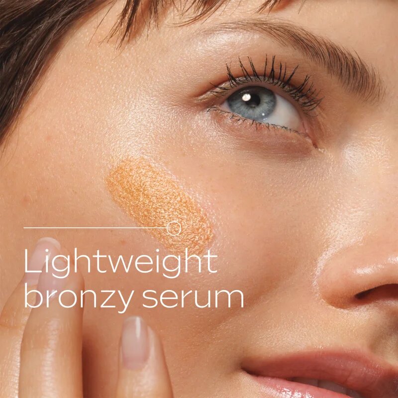Weleda Serum Drops Sunkissed Bronzing hidratáló arcszérum enyhe napbarnított hatással 30 ml