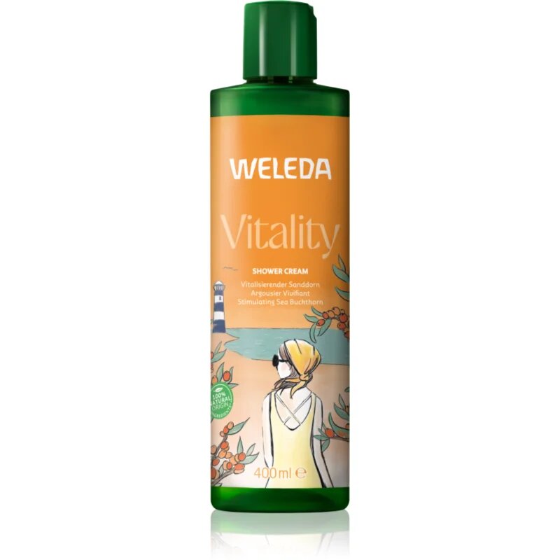 Weleda Vitality felfrissítő tusoló krém Sea ​​buckthorn Grapefruit and Mandarin 400 ml