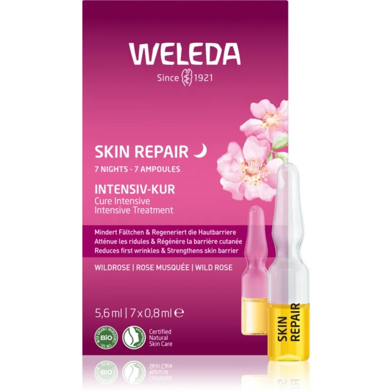 Weleda Wild rose intenzív kúra az első ráncokra 7x08 ml