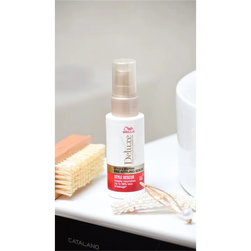 Wella Deluxe Style & Restore regeneráló szérum a haj megerősítésére 50 ml