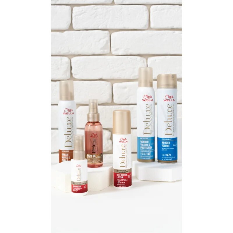 Wella Deluxe Wonder Volume hajlakk erős fixálással dús hatásért 250 ml