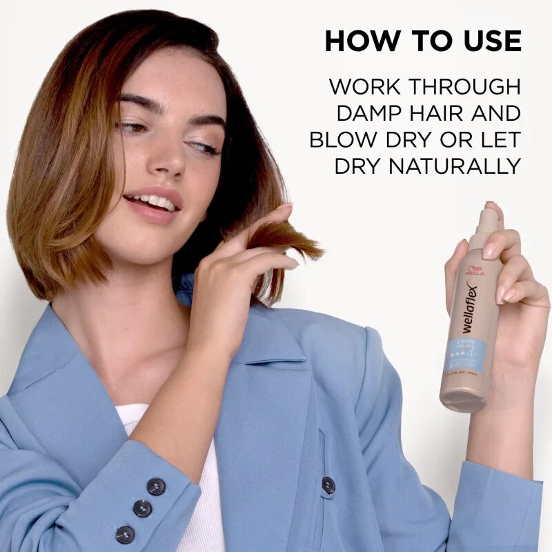 Wella flex 2 Days Volume spray a hajformázáshoz melyhez magas hőfokot használunk 150 ml