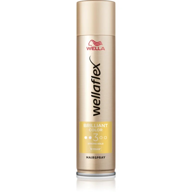 Wella flex Brilliant Color hajlakk közepes fixálás festett hajra 250 ml