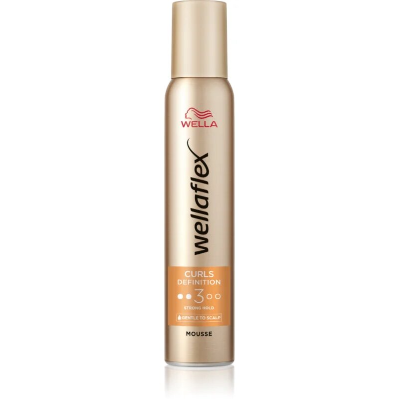 Wella flex Curls Definition fixáló hab a hullámos és göndör hajra 200 ml