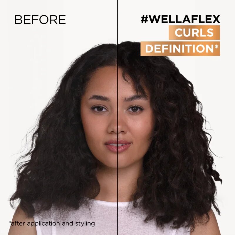 Wella flex Curls Definition fixáló hab a hullámos és göndör hajra 200 ml