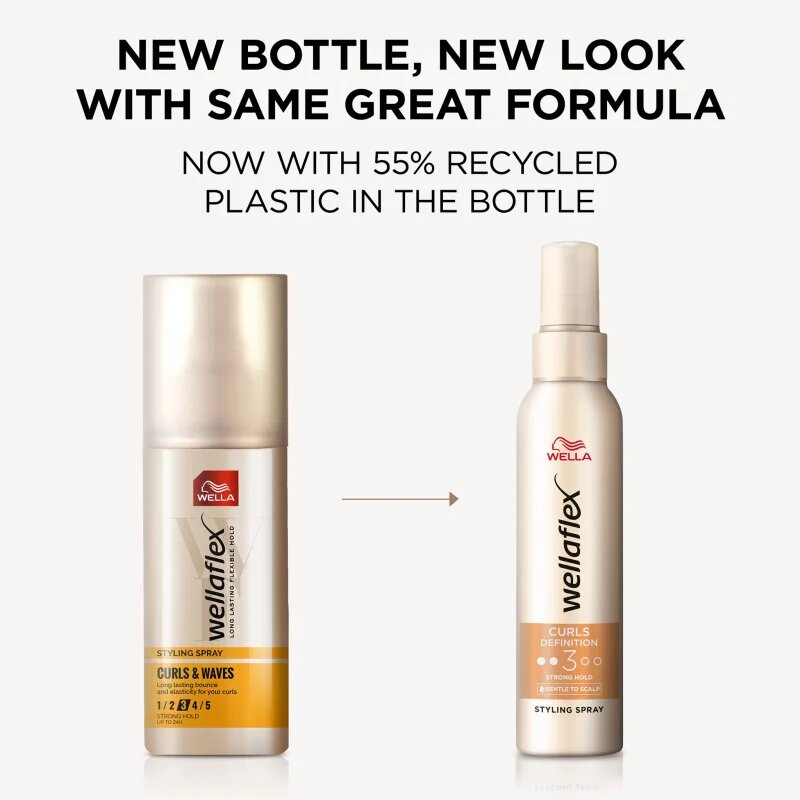 Wella flex Curls Definition gel spray göndör hajra erős feszesítés 150 ml