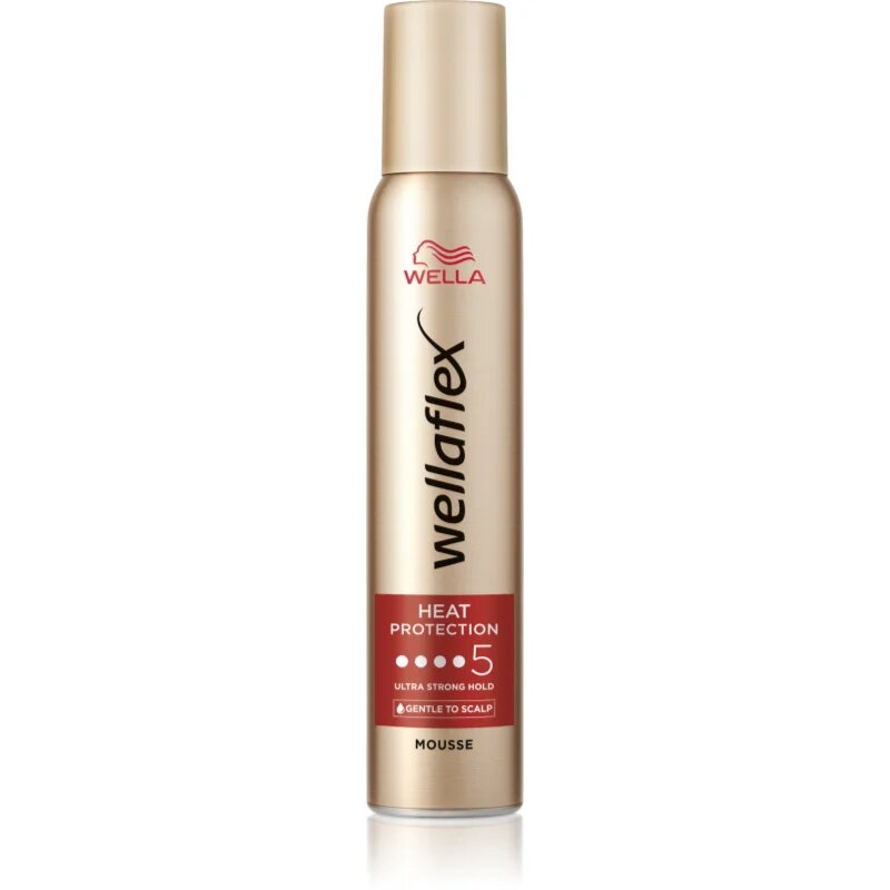 Wella flex Heat Protection fixáló hab a hajformázáshoz melyhez magas hőfokot használunk 200 ml