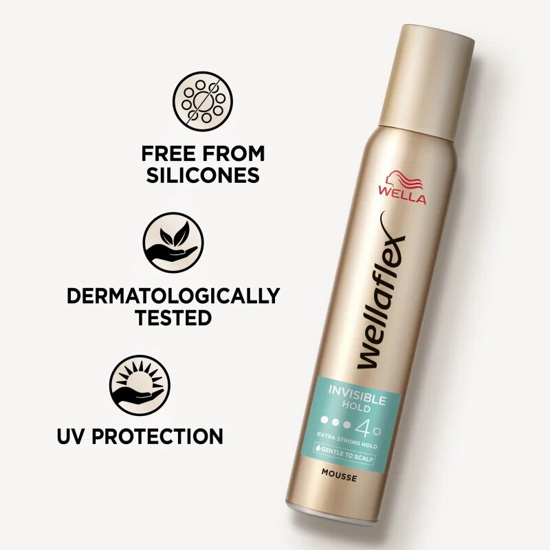 Wella flex Invisible Hold fixáló hab extra erős fixáló hatású 200 ml