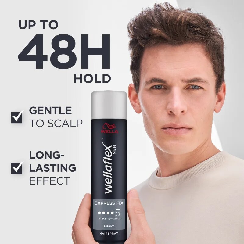 Wella flex Men hajlakk extra erős fixáló hatású 250 ml