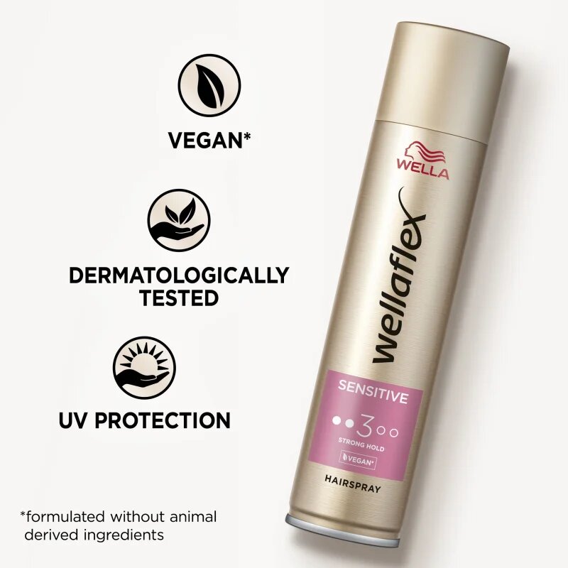 Wella flex Sensitive hajlakk közepes fixálás parfümmentes 250 ml