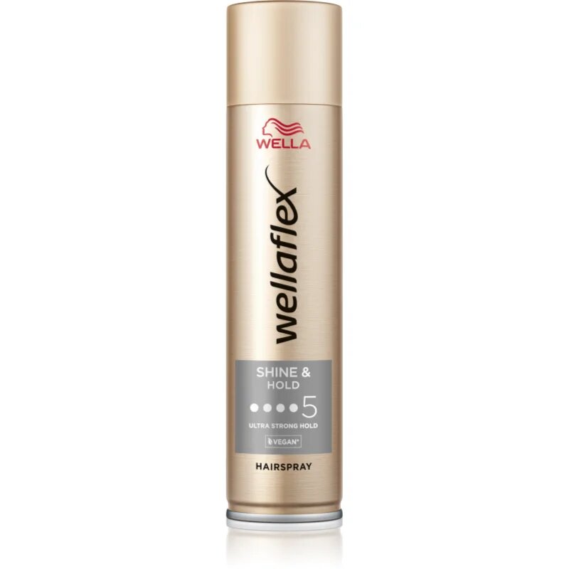 Wella flex Shine & Hold Hajlakk az extra erős tartásért a magas fényért 250 ml