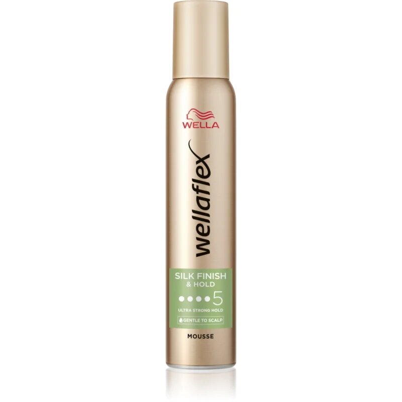 Wella flex Silk Finish & Hold fixáló hab ultra erős fixálás 200 ml