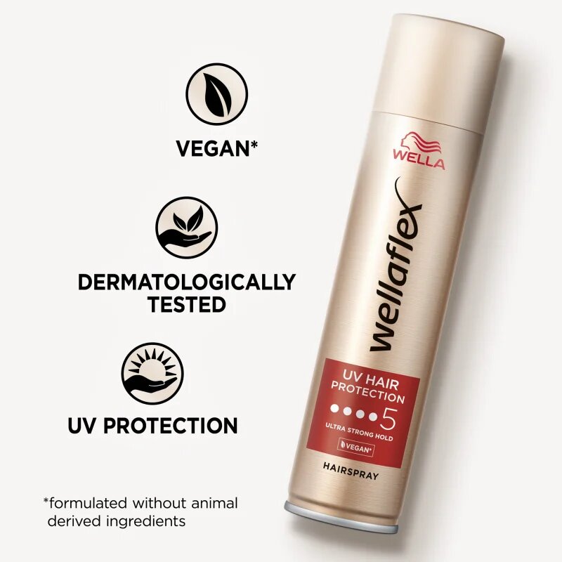 Wella flex UV Hair Protection Hajlakk az extra erős tartásért a hajformázáshoz melyhez magas hőfokot használunk 250 ml