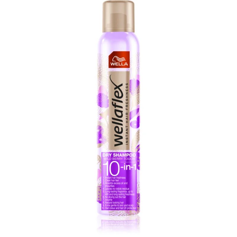 Wella flex Wild Berry Touch száraz sampon gyengéd virágos illattal 180 ml
