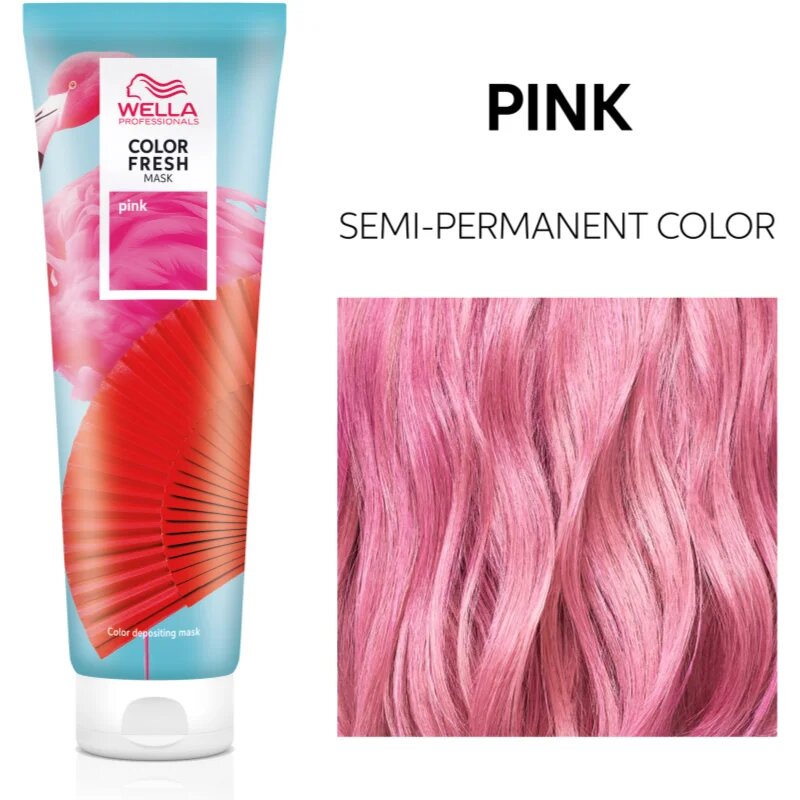 Wella Professionals Color Fresh intenzív színező pakolás árnyalat Pink 150 ml