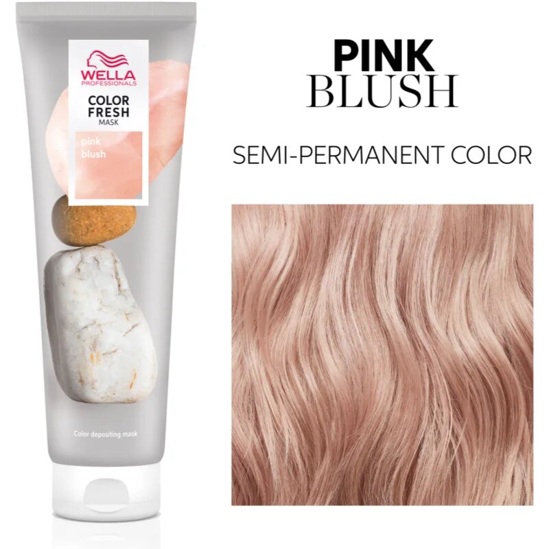 Wella Professionals Color Fresh színező pakolás minden hajtípusra árnyalat Pink blush 150 ml
