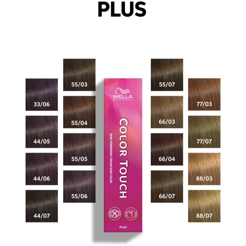 Wella Professionals Color Touch Plus hajfesték árnyalat 77/03 60 ml