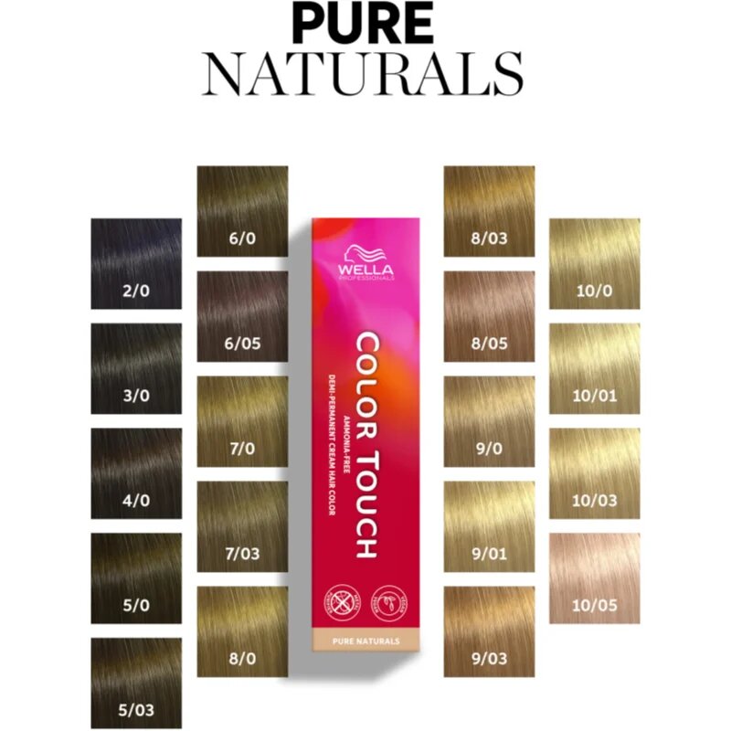 Wella Professionals Color Touch Pure Naturals hajfesték árnyalat 10/05 60 ml