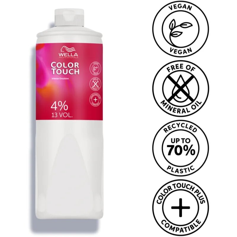 Wella Professionals Color Touch színelőhívó emulzió 4 % 13 Vol. 1000 ml