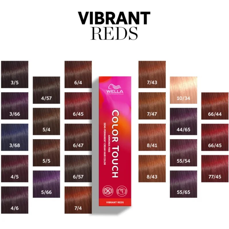 Wella Professionals Color Touch Vibrant Reds hajfesték árnyalat 5/66 60 ml