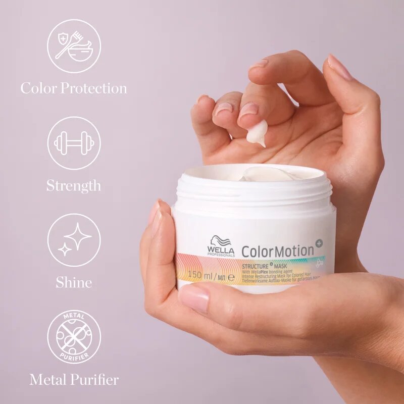 Wella Professionals ColorMotion+ Structure mask haj maszk a szín védelméért 75 ml