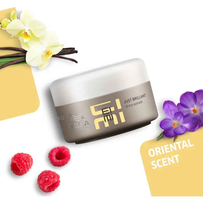 Wella Professionals Eimi Just Brilliant pomádé a fénylő és selymes hajért 75 ml