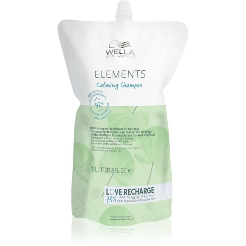 Wella Professionals Elements Calming hidratáló és nyugtató sampon érzékeny fejbőrre 1000 ml