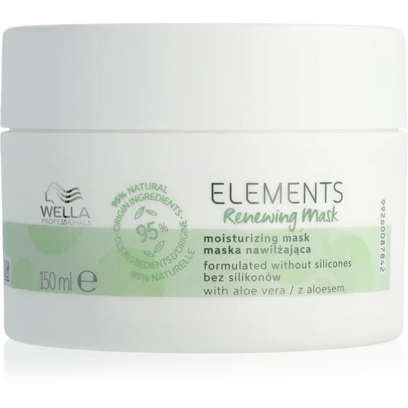Wella Professionals Elements Renewing megújító maszk a fénylő és selymes hajért 150 ml