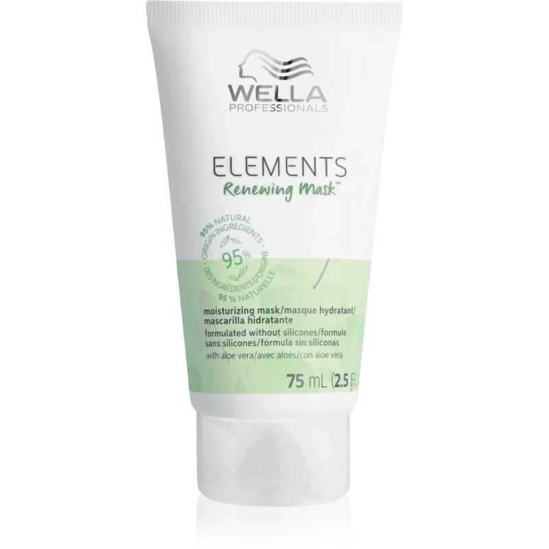 Wella Professionals Elements Renewing megújító maszk a fénylő és selymes hajért 75 ml