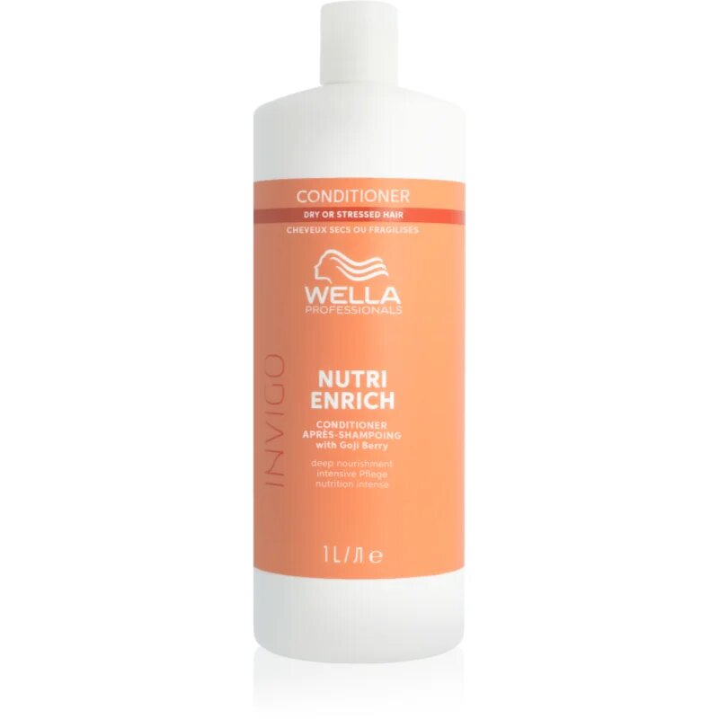 Wella Professionals Invigo Nutri-Enrich mélyen tápláló kondicionáló száraz és sérült hajra 1000 ml