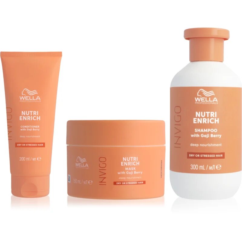 Wella Professionals Invigo Nutri-Enrich szett száraz és sérült hajra 3 db