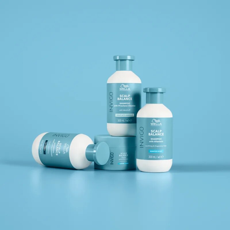 Wella Professionals Invigo Scalp Balance hidratáló és nyugtató sampon érzékeny fejbőrre 1000 ml