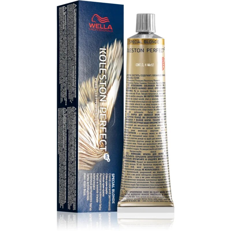 Wella Professionals Koleston Perfect ME+ Special Blonde tartós hajfesték árnyalat 12/61 60 ml