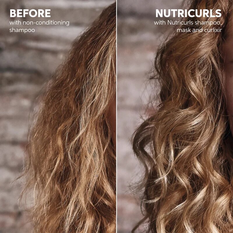 Wella Professionals Nutricurls Waves & Curls tápláló kondícionáló a könnyű kifésülésért 1000 ml