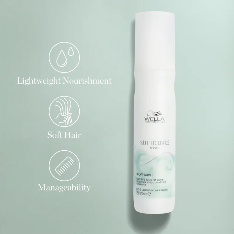 Wella Professionals Nutricurls Waves hidratáló hajspray hullámos hajra 150 ml