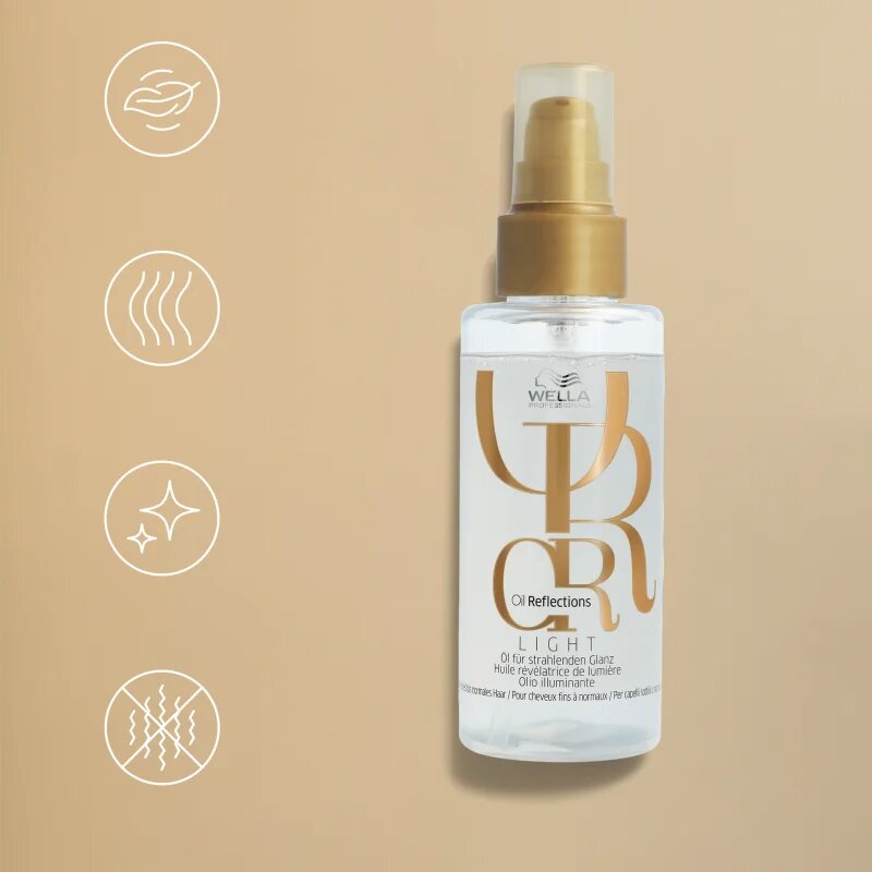 Wella Professionals Oil Reflections világosító olaj a fénylő és selymes hajért 100 ml