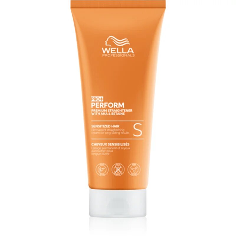 Wella Professionals Perform+ Straightener S tartós szőkített vagy melírozott hajra 200 ml
