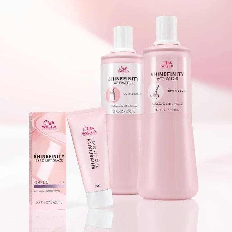 Wella Professionals Shinefinity Bottle színelőhívó a szőke és melírozott hajra 60 ml