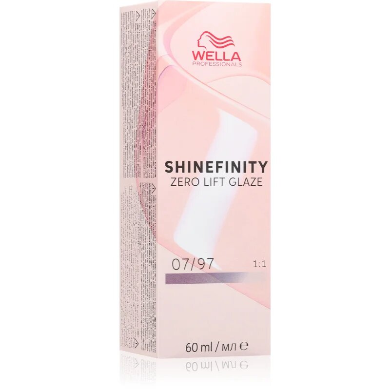 Wella Professionals Shinefinity Zero Lift Glaze tartós hajszínező árnyalat 07/97 60 ml