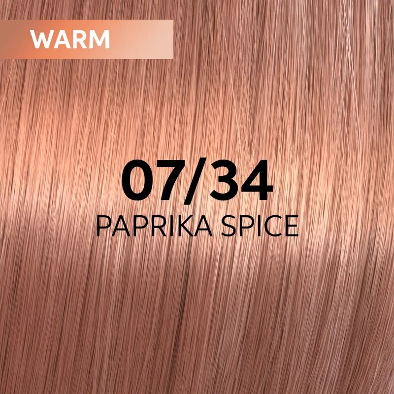 Wella Professionals Shinefinity Zero Lift Glaze tartós hajszínező takarékos kiszerelés árnyalat 07/34 - Paprika Spice